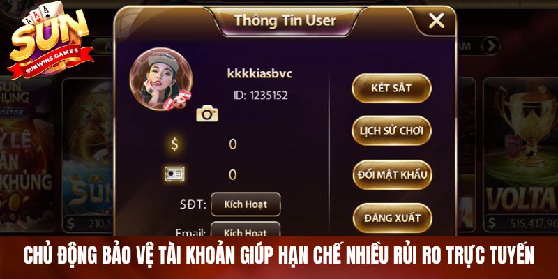 Chủ động bảo vệ tài khoản giúp hạn chế nhiều rủi ro trực tuyến