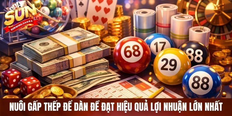 Nuôi gấp thếp để dàn đề đạt hiệu quả lợi nhuận lớn nhất Nuôi gấp thếp để dàn đề đạt hiệu quả lợi nhuận lớn nhất