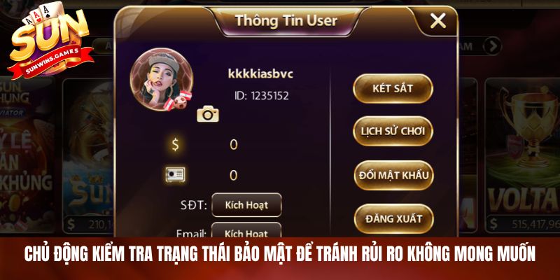 Chủ động kiểm tra trạng thái bảo mật để tránh rủi ro không mong muốn
