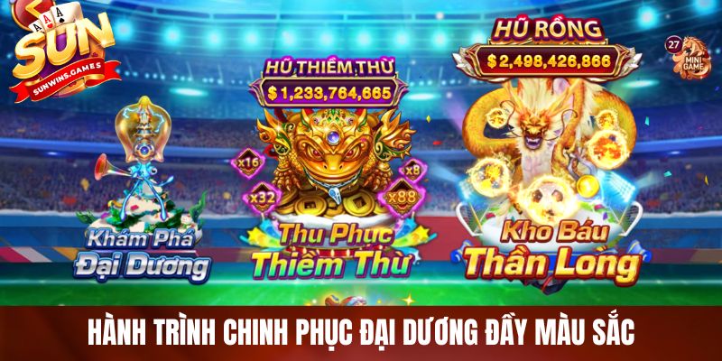 Hành trình chinh phục đại dương đầy màu sắc