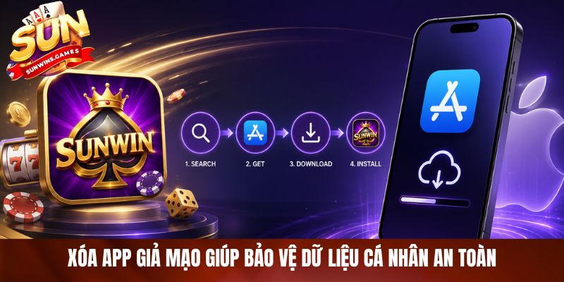 Xóa app giả mạo giúp bảo vệ dữ liệu cá nhân an toàn