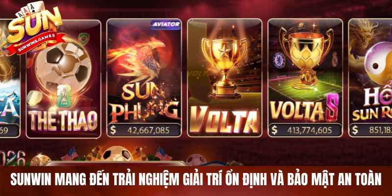 SUNWIN mang đến trải nghiệm giải trí ổn định và bảo mật an toàn