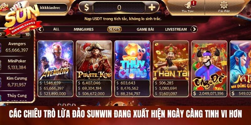 Các chiêu trò lừa đảo SUNWIN đang xuất hiện ngày càng tinh vi hơn Các chiêu trò lừa đảo SUNWIN đang xuất hiện ngày càng tinh vi hơn