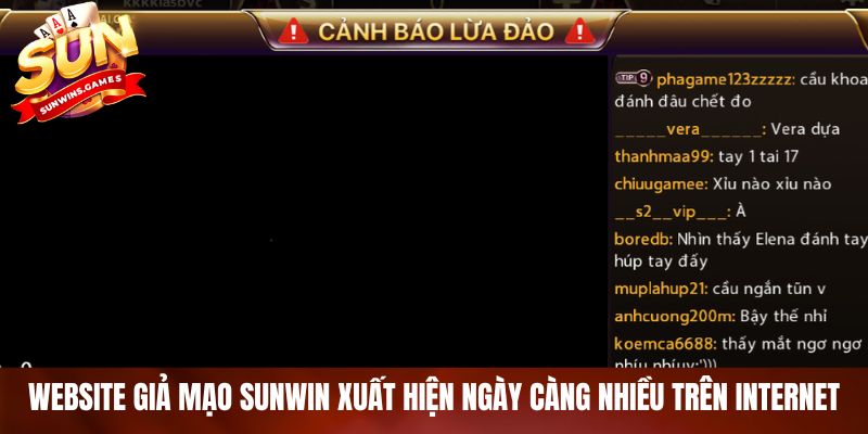 Website giả mạo SUNWIN xuất hiện ngày càng nhiều trên internet