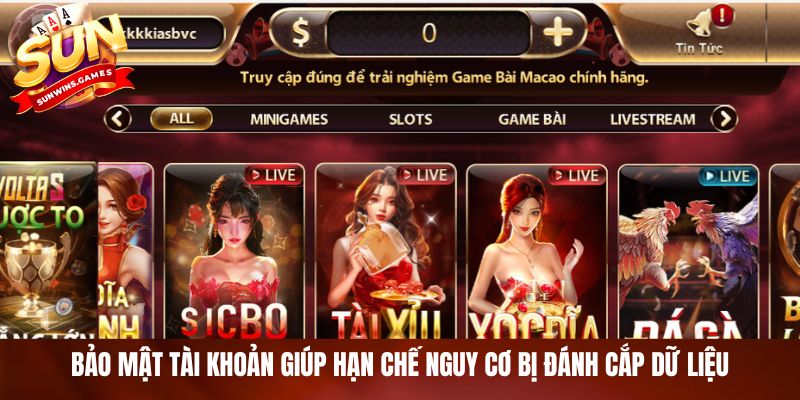 Bảo mật tài khoản giúp hạn chế nguy cơ bị đánh cắp dữ liệu