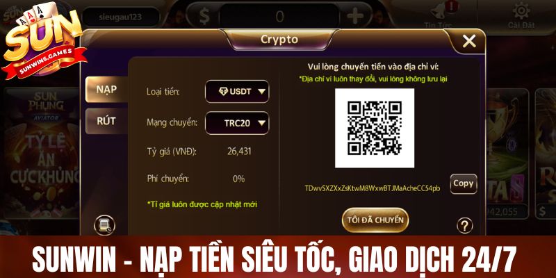 SUNWIN – Nạp tiền siêu tốc, giao dịch 24/7 SUNWIN – Nạp tiền siêu tốc, giao dịch 24/7