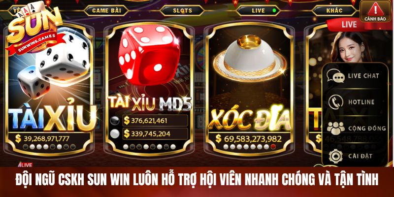 Đội ngũ CSKH SUN WIN luôn hỗ trợ hội viên nhanh chóng và tận tình Đội ngũ CSKH SUN WIN luôn hỗ trợ hội viên nhanh chóng và tận tình